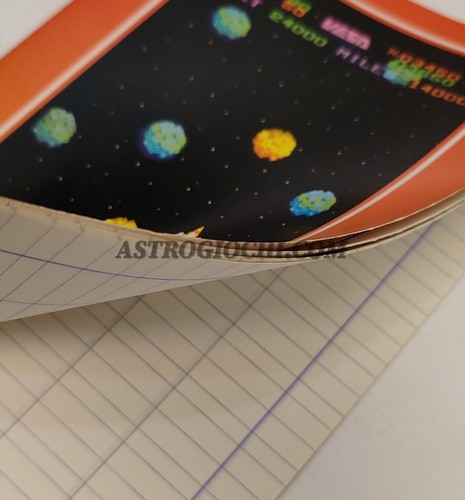 QUADERNO RIGHE A5 VIDEOGAME ASTEROIDS VEGA RETRO VINTAGE GAME '80 NEW NEVER USED - Picture 3 of 4