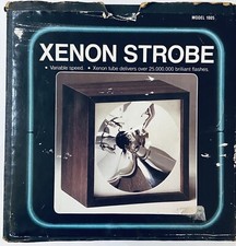 Vintage Xenon Strobe Light Rock Video Series with Color Filters Model 1005