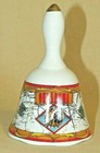 Vintage Porcelain Oklahoma Bell, 4 1/2" Tall — photo 2