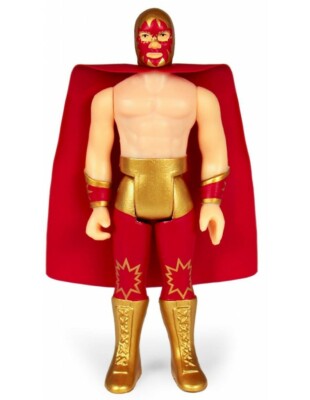 SUPER 7 REACTION LEGENDS OF LUCHA LIBRE SOLAR VINTAGE RETRO FIGUR NEU