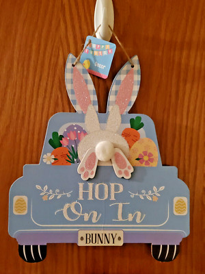 Easter Truck with Bunny Decor