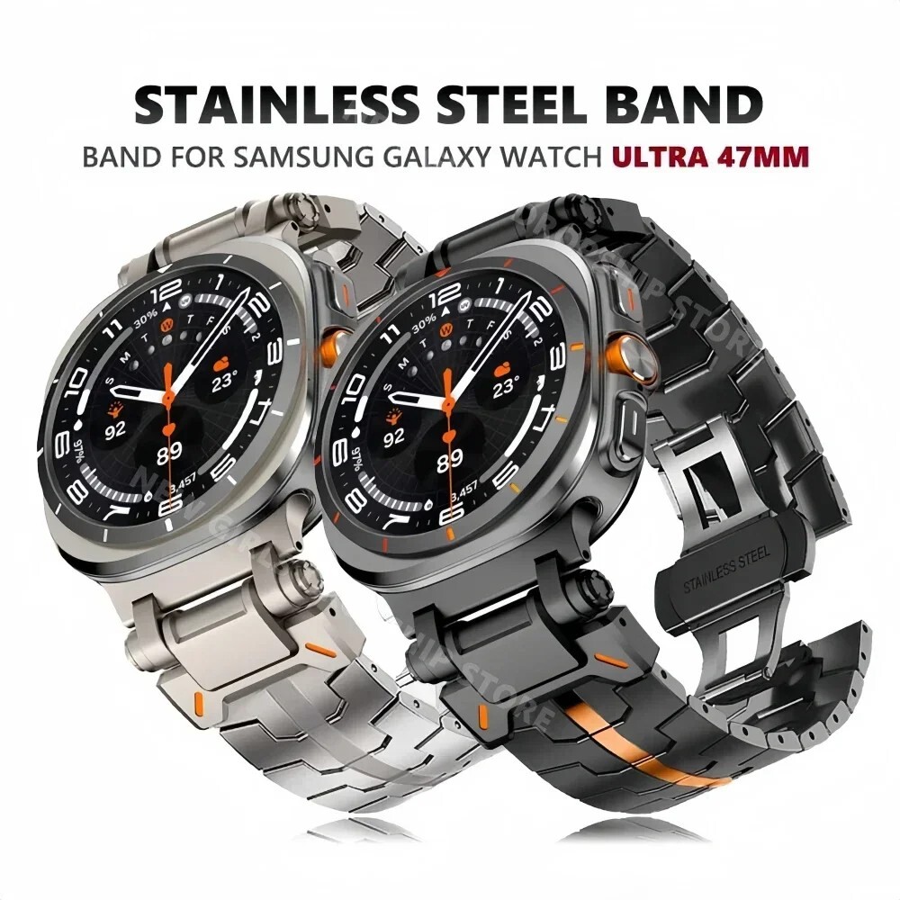 Stainless Steel Band For Samsung Galaxy Watch Ultra QuickFit Bracelet 47mm