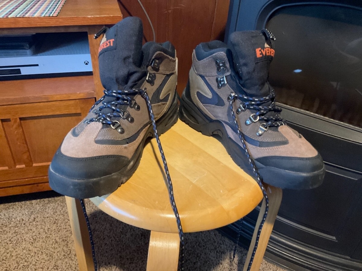 Everest Carson Men’s 11.5 Boots Hiking Outdoor Leather Brown Black Mid M61201CN Everest Hiking Boot - Brown Leather main image 2