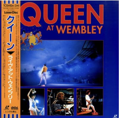 Laserdisc LD - Queen   Live At Wembley '86 - Japan W/Obi - TOWL-3086