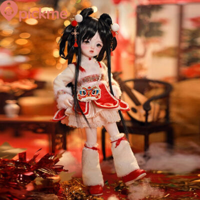 1/6 BJD Doll Ball Joint Doll Chinese New Year Tang Costume Girl