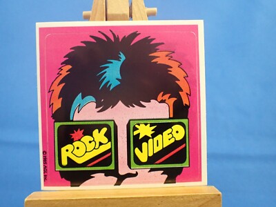 AGI Rock Star Concert Stickers 1985 Rock Video