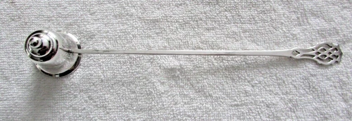 Chippendale Lunt Sterling Silver Hooded Bell Candle Snuffer