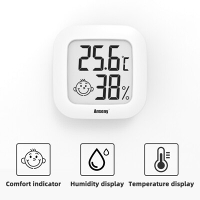 Multi-function Electronic Hygrometer (Pink)