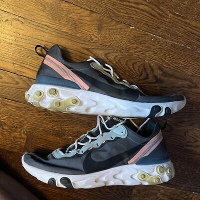 Nike React Element 55 Ocean Cube Running Shoe Men s Sneakers US 13