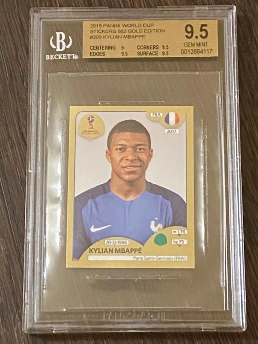 FIGURINHA COPA FIFA 2018 FRANCE KYLIAN MBAPPÉ Nº 209