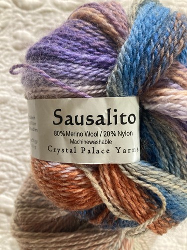LOT OF 3 Crystal Palace Sausalito Yarn 80% Wool 20% Nylon #8117, 8118, 8119 - Picture 3 of 3