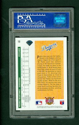 Pedro Martinez 1992 Upper Deck Baseball Star Rookie Card #18