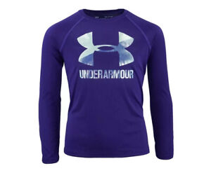 UNDER ARMOUR Heat Gear Youth Girls' Size Large LOGO TOPS Assorted Colors EUC!
