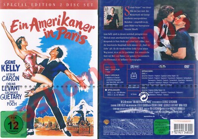 EIN AMERIKANER IN PARIS 2-DVD-SE Gene Kelly Leslie Caron Vincente Minnelli NEU