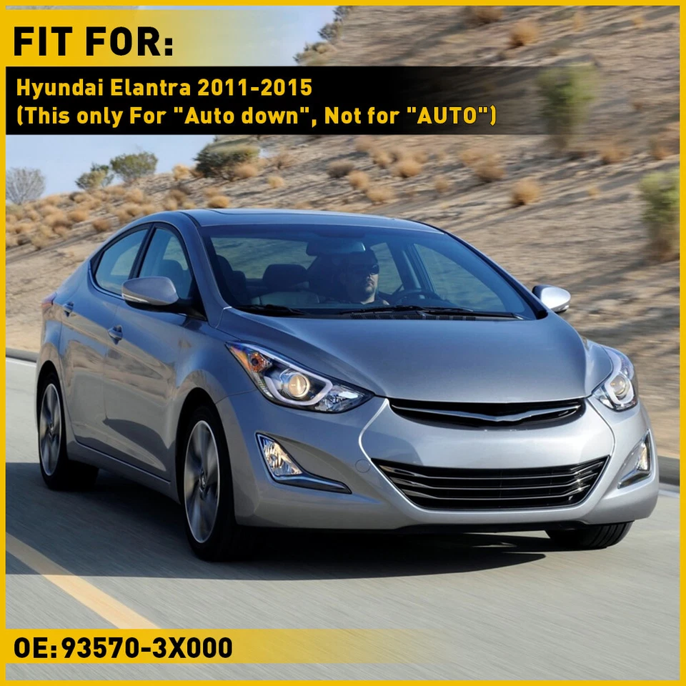 Interruptor de ventana eléctrica delantero izquierdo beige para 93570-3X000 Hyundai Elantra 2011-2015 Foto 2 de 4