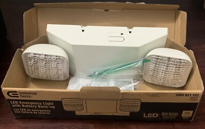 Commercial Electric 11-Watt LED Emergency Light with Battery Backup READ ISSUE