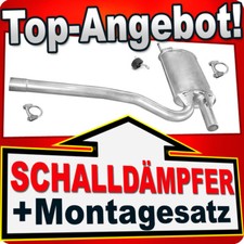 Mittelschalldämpfer für AUDI A4 (B5) 1.8 1.8T Stufenheck Avant Auspuff