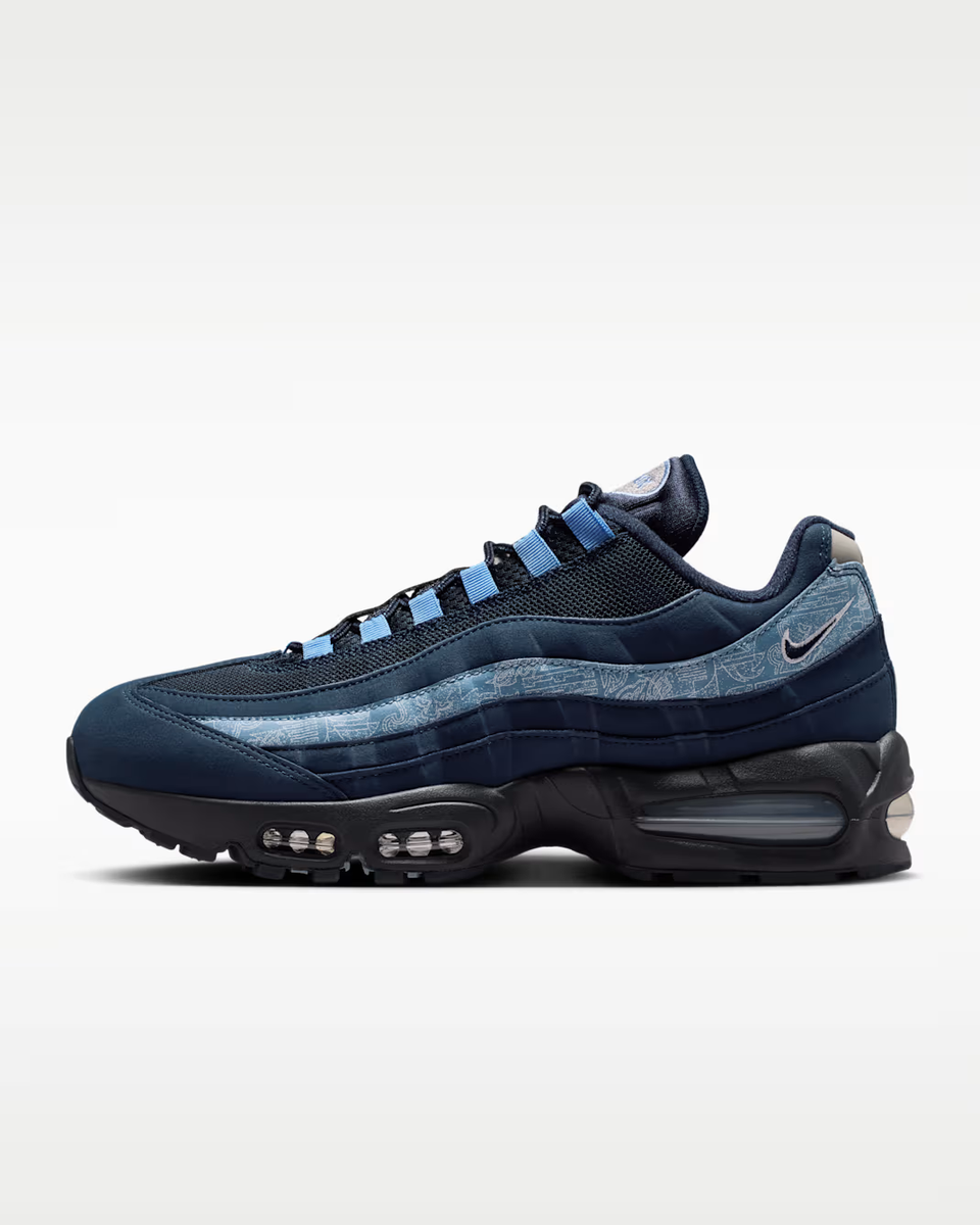 NIKE AIR MAX 95 NAVY Yankees エアマックス ネイビー Nike Airmax 95 Big Bubble Se IU2254-900 Blue Navy Men's Size