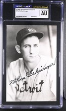 C.1950 Real Photo Postcards Charlie Gehringer CGC Authentic