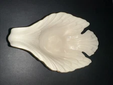 VINTAGE LENOX DOVE Gold Trim Trinket Jewelry Candy Gravy DISH Made In USA