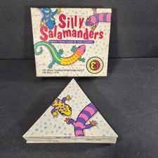 Silly Salamanders Triangular Matching puzzle Bar Game Brain Teaser Gilbert