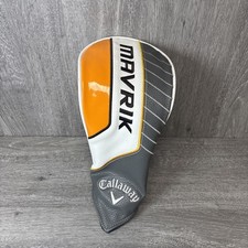 Callaway Mavrik Driver Head Cover Golf Good Condition Gray Orange Free Shipping