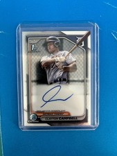 2024 Bowman Chrome - Prospect Autographs Clayton Campbell #CPA-CCA (AU, RC)