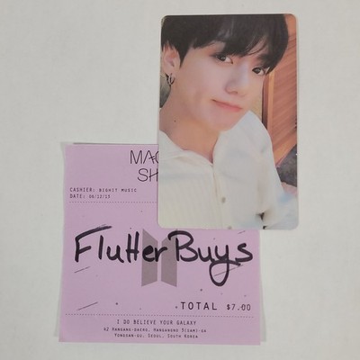 BTS MAP OF THE SOUL トレカ　ジョングク　JK RARE Official BTS Jungkook Map of the Soul Persona JK Photocard PC