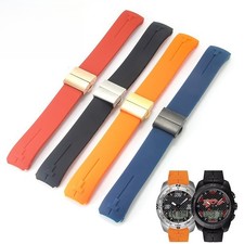 For Tissot T-touch 1853 T013 T081 T091 Waterproof silicone watch strap 20mm 21mm