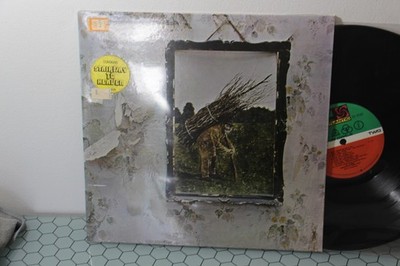 Led Zeppelin   IV (Untitled Zoso), 1977 LP in SHIRNK w/HYPE, Atlantic   SD 19129