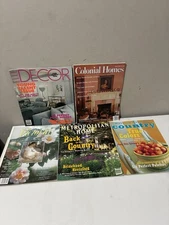 Lot of 5 Vtg 1994 Home Decor Magazines Elle Decor - Victoria- Colonial -Metrop