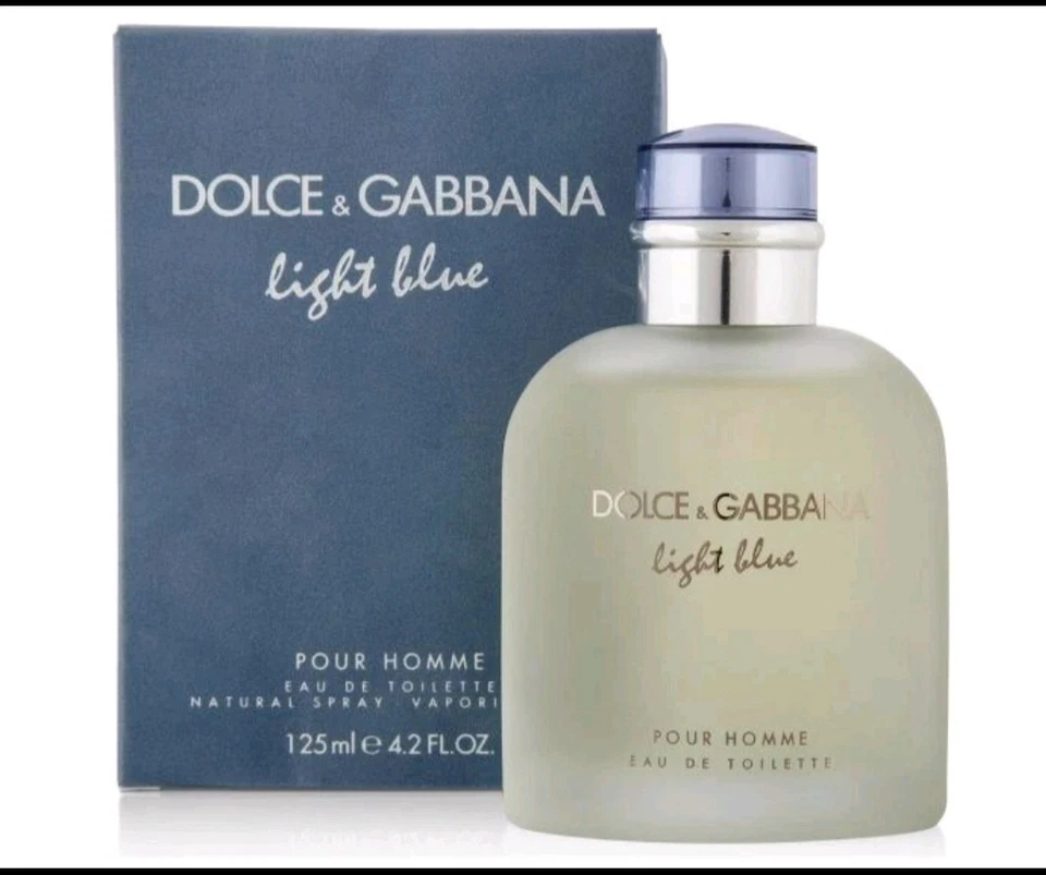 Azul claro Dolce & Gabbana para homens eau de toilette spray 4,2 oz novo em folha - Imagem 3 de 3