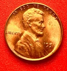1951-P Lincoln Wheat Cent Penny GEM RD BU From an Original Bank Roll