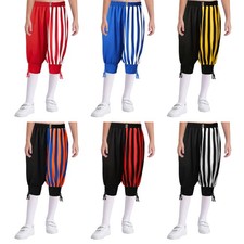 Boys Costume Waistband Pants Stripe Trousers Clothing Ankle Themed Medieval Fit