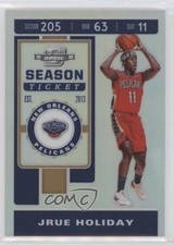 2019-20 Panini Contenders Optic Season Ticket Silver Prizm Jrue Holiday #25 03rx
