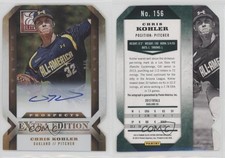 2013 Elite Extra Edition Status Gold Die-Cut Signatures /5 Chris Kohler Auto