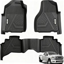 Floor Mat For 02-08 Dodge Ram 1500 Crew Cab 03-09 Dodge Ram 25003500 Crew Cab