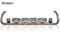 Scania 4 Series Topline Kabine DachbüGel Mit Led-Spots Rundumleuchte Edelstahl