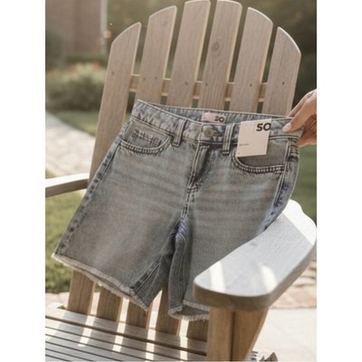 SO  Denim Bermuda Shorts (Juniors/Petites) Size 8