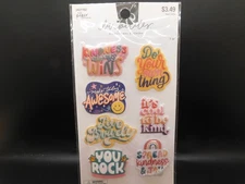 The paper studio la petites Dimensional stickers 7pc