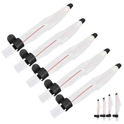 5pcs Plastic Telescopic Fishing Rod Tip Cap Cover Fishing Pole Top Protector
