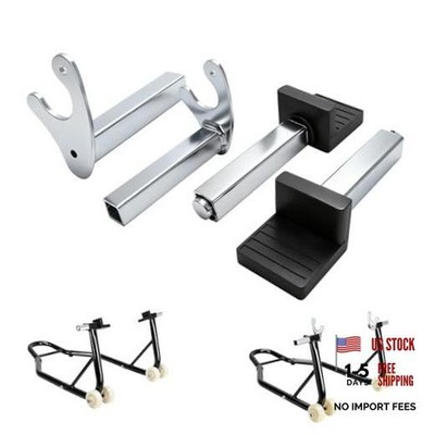 Motorcycle Wheel Lift Stand Attachments,Iron U and L Shape Fork Swingarm Spool