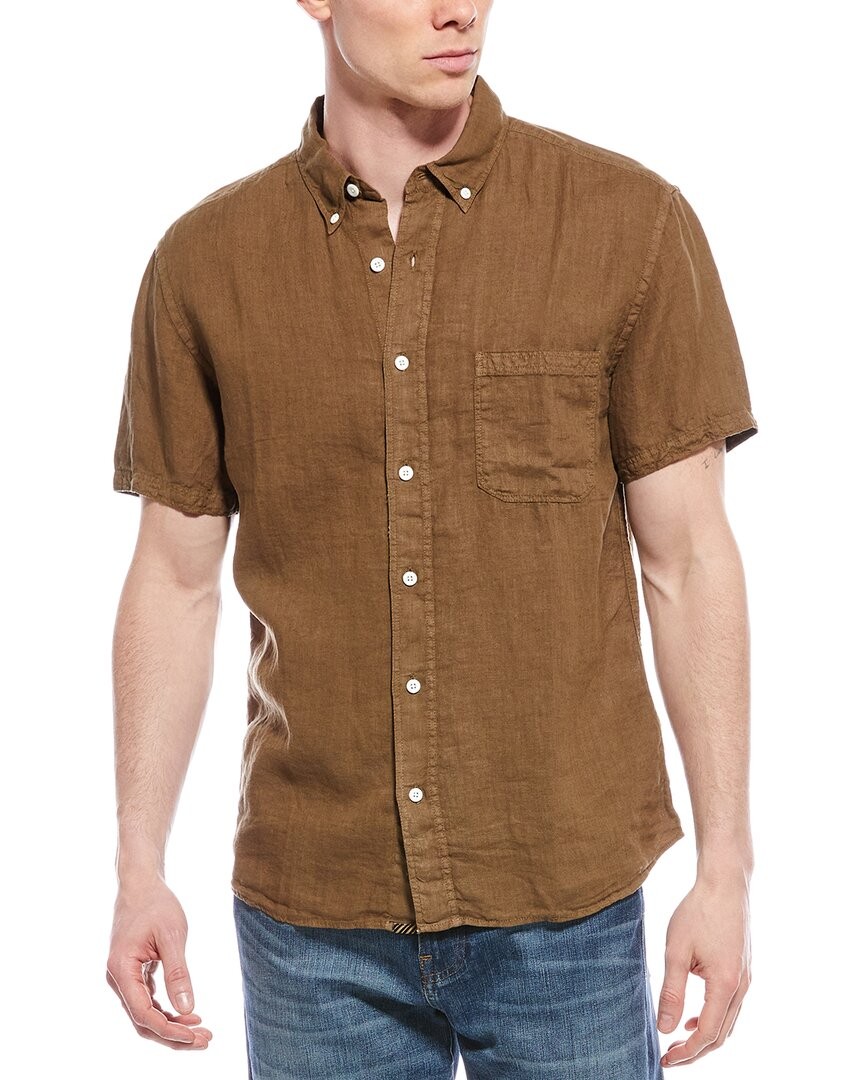Мужская льняная рубашка Billy Reid Tuscumbia 13390₽