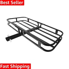 Maxxhaul 70107 53" x 19.5" Cargo Carrier with High Side Rails, 500 lb Capacity