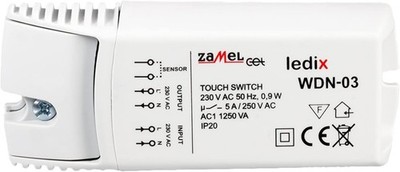 Touch Lichtschalter Touch-Schalter WDN-03 Ein- und Ausschalten der Beleuchtung !