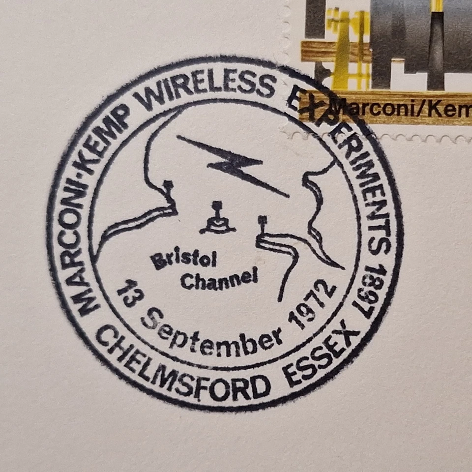 Great Britain: 75th Anniv. of 1st transmission over water; First Day Cover, FDC - Image 3 of 4