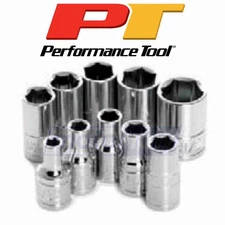 Performance Tools W36002 10 Piece 1/4in. DR 6pt Sae Socket Set for Tools lh