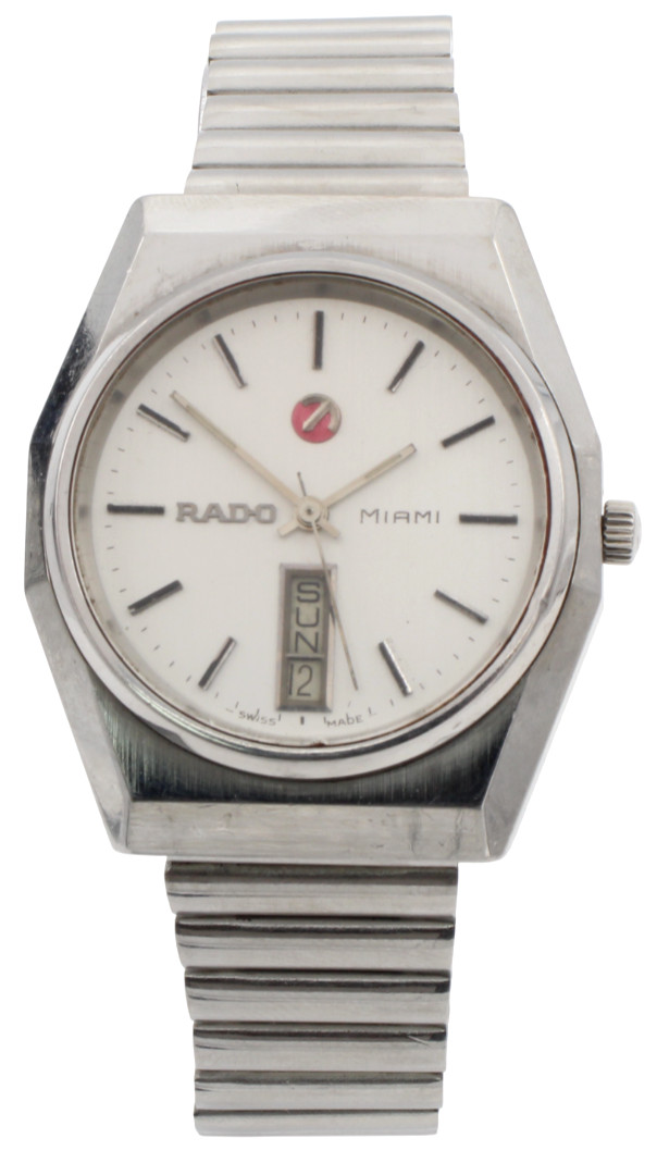 Voyager Miami 35mm Day Vintage Date 4423998 W214 Mens Automatic Wristwatch Rado - vintagewatches.pk