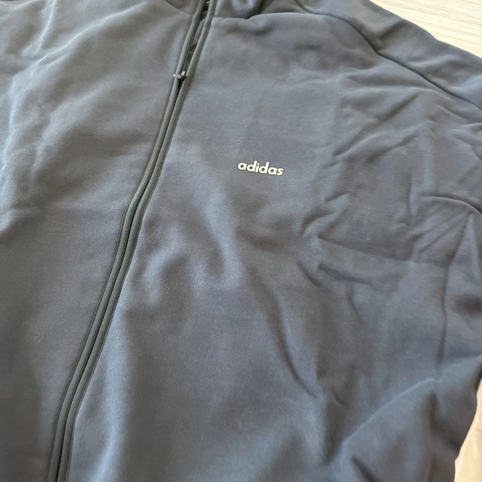 Куртка мужская Adidas Fear Of God легкая атлетика на молнии черная НОВАЯ размер большой IS5319 - Изображение 2 из 4