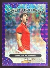 2025 Topps Chrome Carlos Alcaraz Youthquake Purple Geometric Refractor #/10